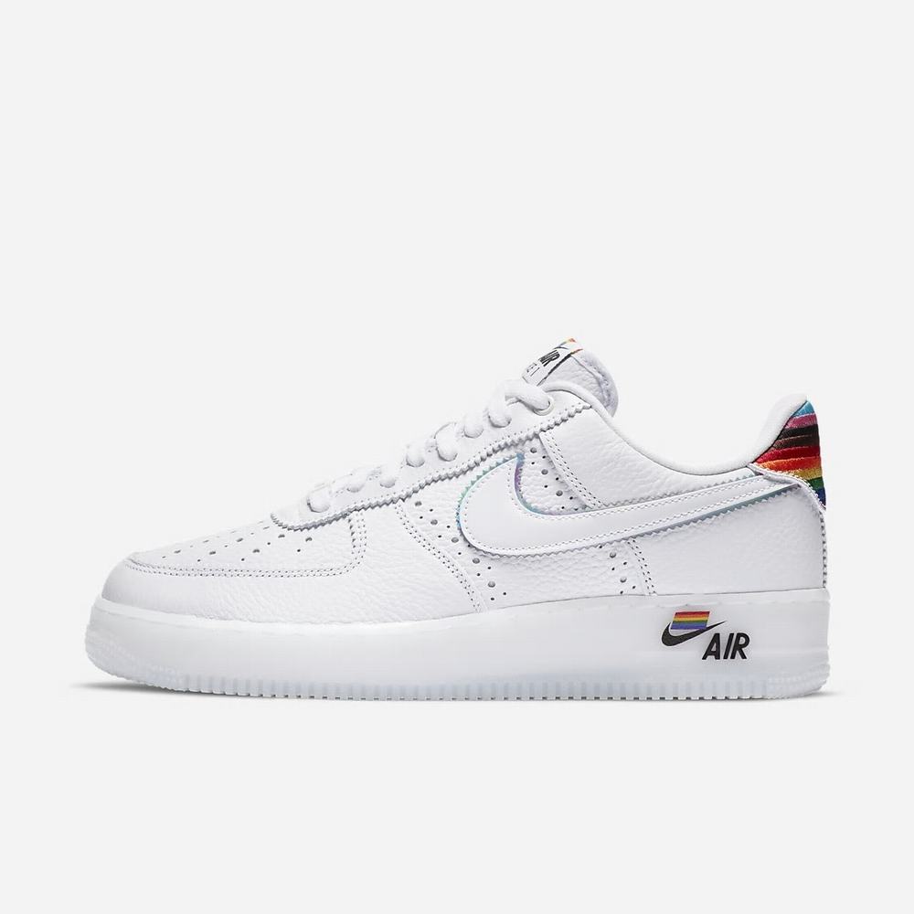 Basket Nike Air Force 1 BETRUE Blanche 7981-206 White/Multi-Color/White Homme | YVJ-85491975